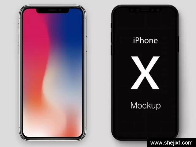 iphone x/iphone 8/ios 11样机模板ui素材下载